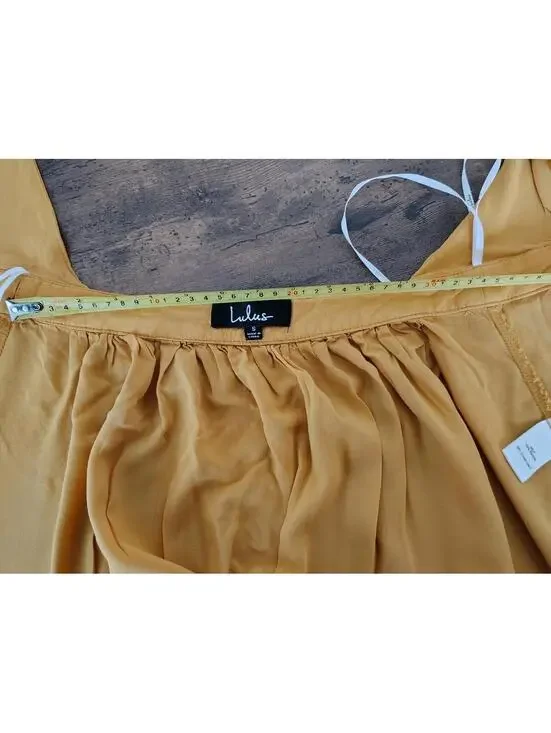 Lulus Heavenly Hues Marigold Yellow Maxi Adjustable Boho - Picture 6 of 9